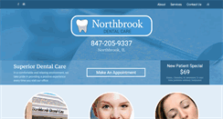 Desktop Screenshot of northbrookdentalcare.com